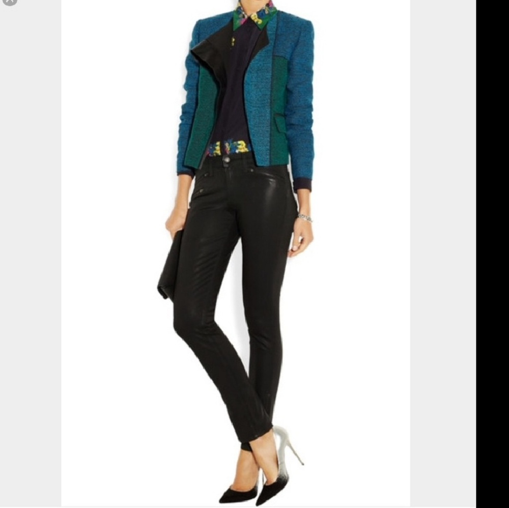 Rag and bone Coated black jeans